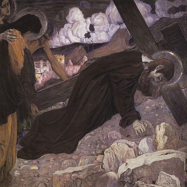 Mikhail Nesterov Crucifixion France oil painting art